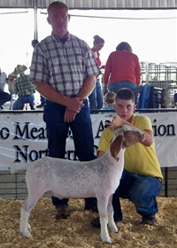 Grand Champ Wether 2099 Missouri Fall Jackpot Jordan Fledderjohann